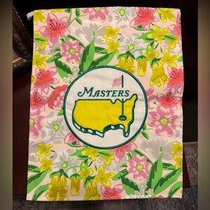 Masters Floral Golf Flag - Pink, Yellow, Green